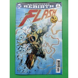 Flash (2016) #21 1st Print Lenticular 3-D Jason Fabok Cov A Batman The Button NM